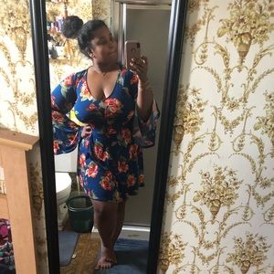 Brand New Floral Flare Dress